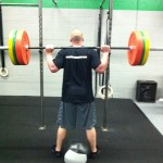 Birthday Boy about to Super Squat